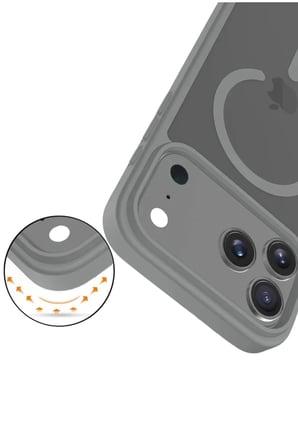 Mey İthalat® iPhone 17 Pro Jota Magsafe Kapak - Titan Gri