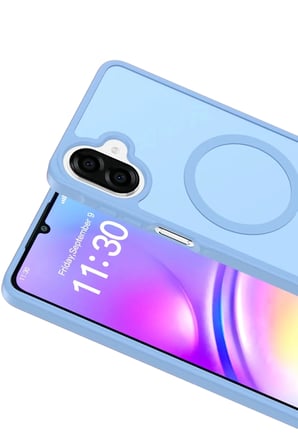 Mey İthalat® Samsung Galaxy A07 4G Jota Magsafe Kapak - Açık Mavi