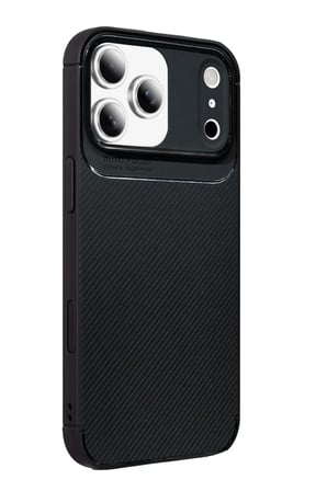 Mey İ̇Thalat® İphone 17 Pro Auto Focus Karbon Kapak Siyah