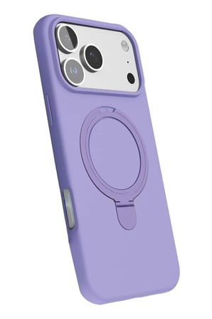 Mey İthalat® iPhone 17 Pro Regal Magsafe Standlı Kapak - Lila