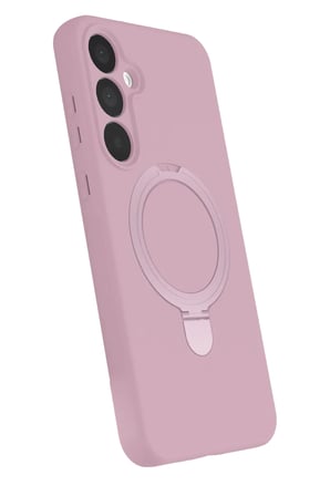 Mey İthalat® Samsung Galaxy A15 4G Regal Magsafe Standlı Kapak - Açık Pembe