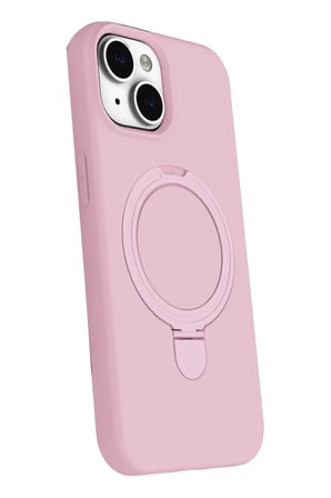 Mey İthalat® iPhone 14 Regal Magsafe Standlı Kapak - Açık Pembe