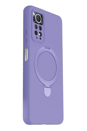 Mey İthalat® Redmi Note 12 Pro 4G Regal Magsafe Standlı Kapak - Lila