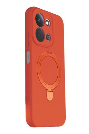 Mey İthalat® Redmi 15C 4G Regal Magsafe Standlı Kapak - Turuncu