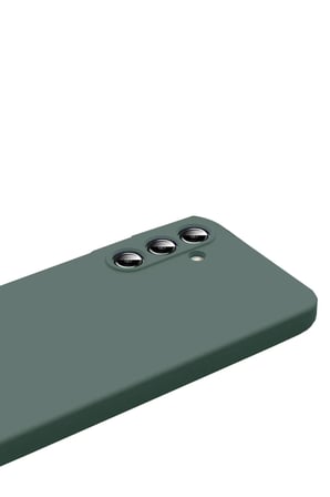Mey İthalat® Samsung Galaxy A17 5G Nano içi Kadife Silikon - Koyu Yeşil