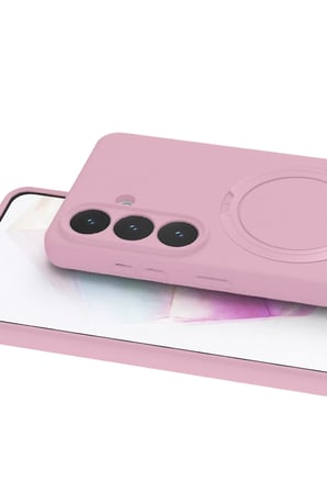 Mey İthalat® Samsung Galaxy S26 Regal Magsafe Standlı Kapak - Açık Pembe