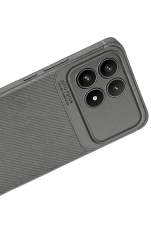 Mey İthalat® Poco F8 Pro Auto Focus Karbon Kapak - Gri