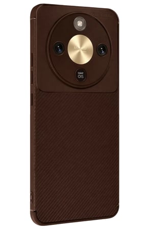 Mey İthalat® Huawei Honor Magic 8 Lite Auto Focus Karbon Kapak - Kahverengi