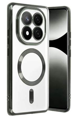 Mey İthalat® Redmi Note 15 4G Kross Magneticsafe Kapak - Koyu Yeşil