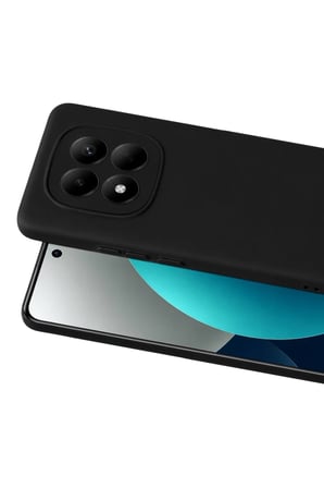 Mey İthalat® Redmi Note 15 4G Nano içi Kadife Silikon - Siyah