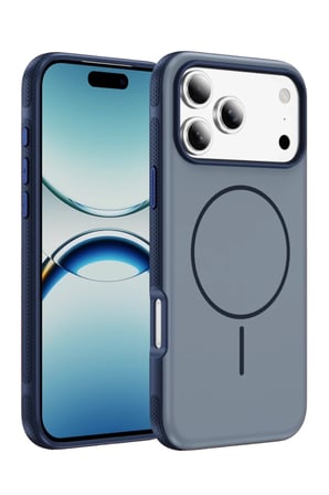 Mey İthalat® iPhone 17 Pro Max Neksa Magsafe Kapak - Lacivert