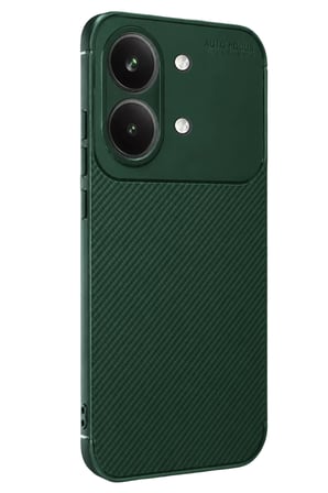 Mey İthalat® Poco X8 Pro Max Auto Focus Karbon Kapak - Koyu Yeşil