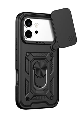 Mey İthalat® Huawei Honor 600 Pars Lens Yüzüklü Silikon - Siyah