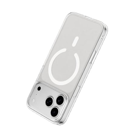 Mey İthalat® iPhone 18 Pro Max Combo Sert Şeffaf Magsafe Kapak - Şeffaf