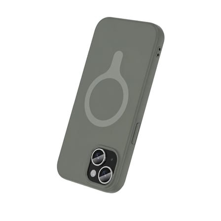 Mey İthalat® iPhone 14 Z Silikon Magsafe Kapak - Gri