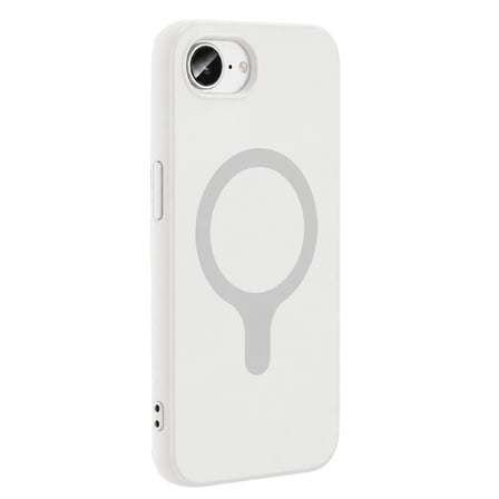 Mey İthalat® iPhone 17E Z Silikon Magsafe Kapak - Beyaz