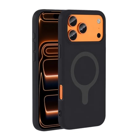 Mey İthalat® iPhone 18 Pro Max/17 Pro Max Z Silikon Magsafe Kapak - Siyah