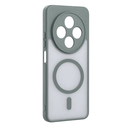 Mey İthalat® Redmi 14C Loji Magsafe Kapak - Gri