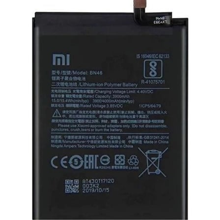 Mey İthalat® Redmi Note 8 (BN46) Batarya Pil 4000 mAh