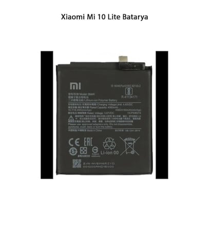 Mey İthalat® Mi 10 Lite Telefonlarla Batarya (BM4R)