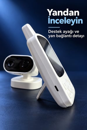 Mey İthalat® Görüntülü Bebek Telsizi Ekranlı ve Çift Yönlü Konuşmalı