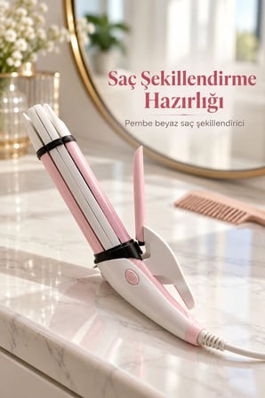Mey İthalat® Saç Şekillendirici Açılır Plakalı ve Kıskaç Mekanizmalı Tasarım