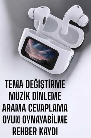 Mey İthalat® Bluetooth Kulaklık Kulakiçi Güçlü Ses Kaliteli Sesli Asistan