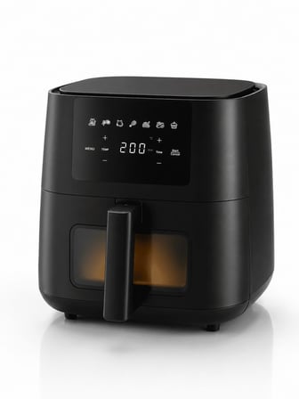 Mey İthalat® Yağsız Yemek Pişirme İçin Dijital Air Fryer Fritöz