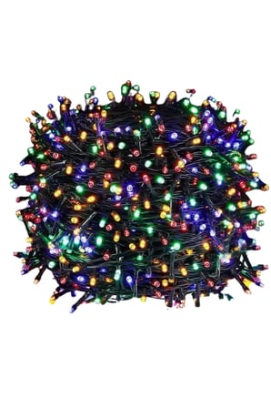 Mey İthalat® 5 Metre Ampul LED Işık Renkli RGB Çok Renkli Led Aydınlatma