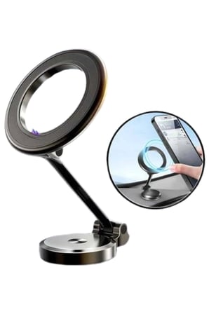 Mey İthalat® Araç Içi Telefon Tutucu İOS Uyumlu Magsafe Manyetik Mıknatıslı