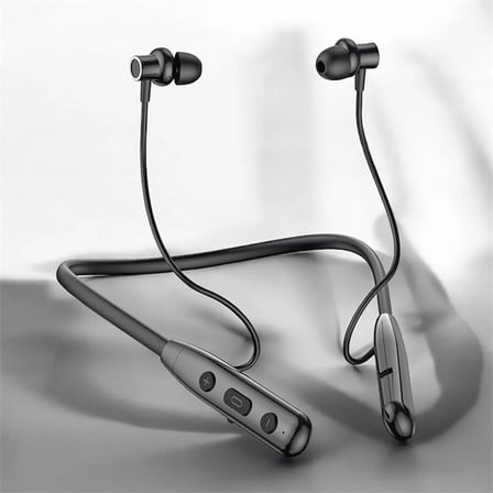 Mey İthalat® Boyun Bantlı Bluetooth Kulaklık ANC Özellikli Kulaklık İçi
