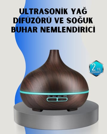 Mey İthalat® Ev ve Ofis İçin Sessiz Ultrasonik Hava Nemlendirici