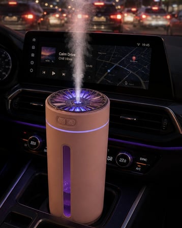 Mey İthalat® Ultra Sessiz Çalışan Şarjlı Hava Nemlendirici ve Aroma Difüzörü