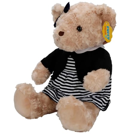 Mey İthalat® Kıyafetli Peluş Ayı Takım Elbiseli Ayı 37 cm