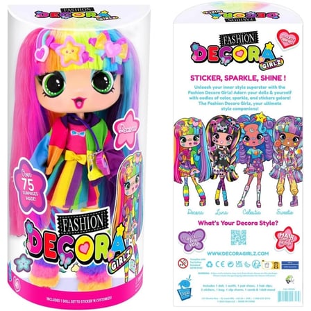 Mey İthalat® Decora Girlz Büyük Moda Bebek 28 cm