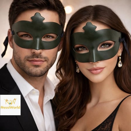 Mey İthalat® Yeşil Masquerade Maskesi