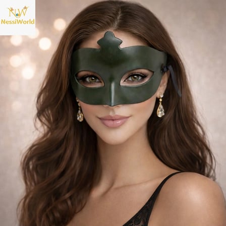 Mey İthalat® Yeşil Masquerade Maskesi