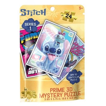 Mey İthalat® Stitch Seri 1 Prime 3D Mystery Puzzle 24 Parça