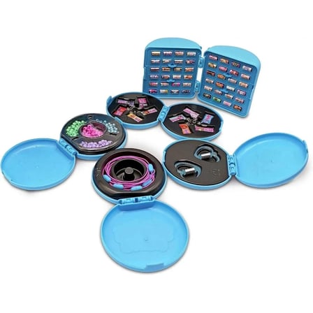 Mey İthalat® Seri 3 Sticki Rolluxe Kendin Yap Çıkartmalı Bileklik Seti ve Lüks El Çantası