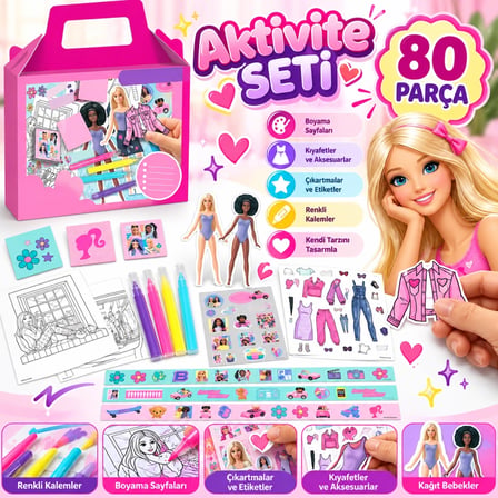 Mey İthalat® Aktivite Seti 80 Parça