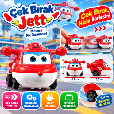 Mey İthalat® Harika Kanatlar Çek Bırak Jett