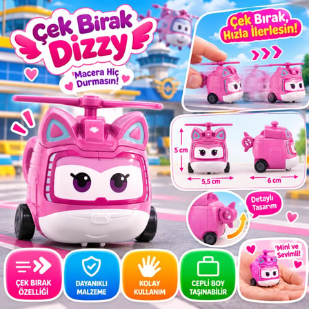 Mey İthalat® Harika Kanatlar Çek Bırak Dizzy