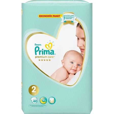 Mey İthalat® Care Eko Paket 2 Beden 60 Adet