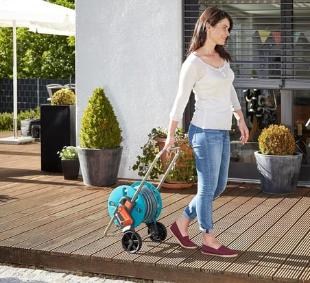 Mey İthalat® Gardena 18502-20 Hortum Arabası CleverRoll S Set