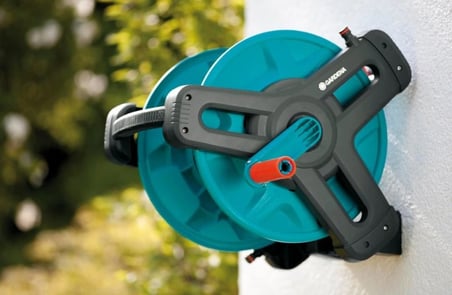 Mey İthalat® Gardena 08009-20 Duvara Montelı Hortum Arabası Set