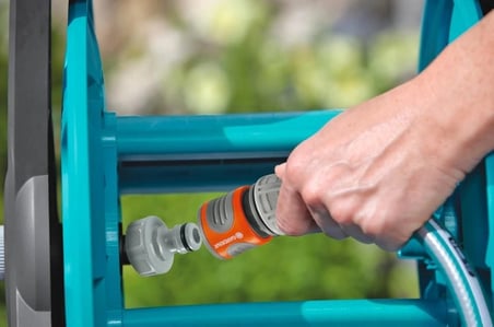 Mey İthalat® Gardena 08009-20 Duvara Montelı Hortum Arabası Set