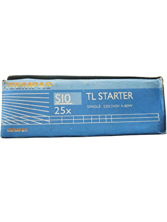 Floresan S10 Starter 220-240V 4-80 Watt 1 Paket (25 Adet)