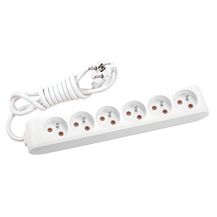 CEYLAN ADAM Viko Multi-let Kablolu Grup Priz 6'' lı 5 Metre