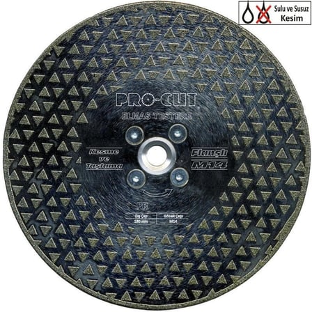 Mey İthalat® Procut 50959 DTF 180 Elmas Flanşlı Kesme Taşlama M14