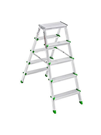 CEYLAN ADAM SM Saraylı 5+5 Çift Taraflı Alüminyum Merdiven
